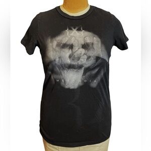 Rare IAMX Black Metanoia 2015 Graphic T-Shirt XL fitted top tee Sneaker Pimps